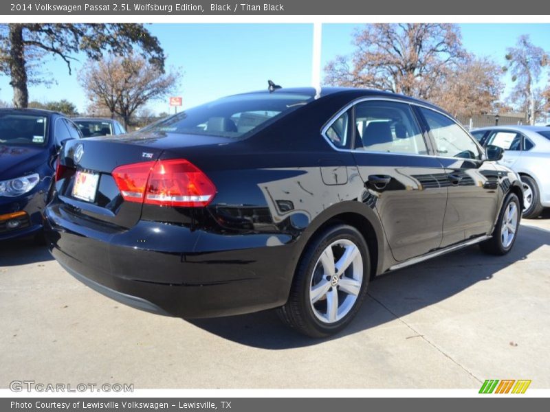 Black / Titan Black 2014 Volkswagen Passat 2.5L Wolfsburg Edition