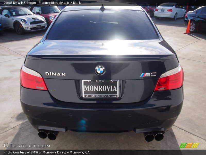 Monaco Blue Metallic / Black 2008 BMW M5 Sedan