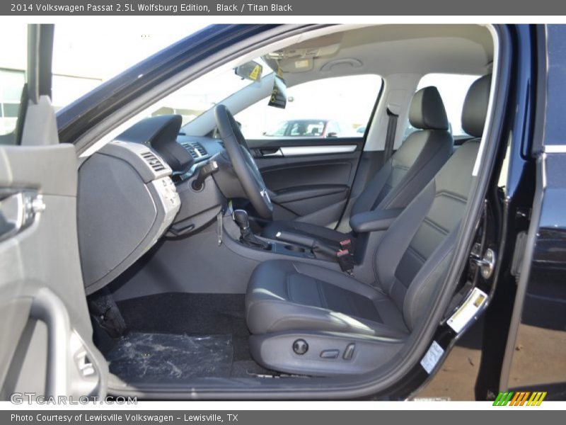 Black / Titan Black 2014 Volkswagen Passat 2.5L Wolfsburg Edition