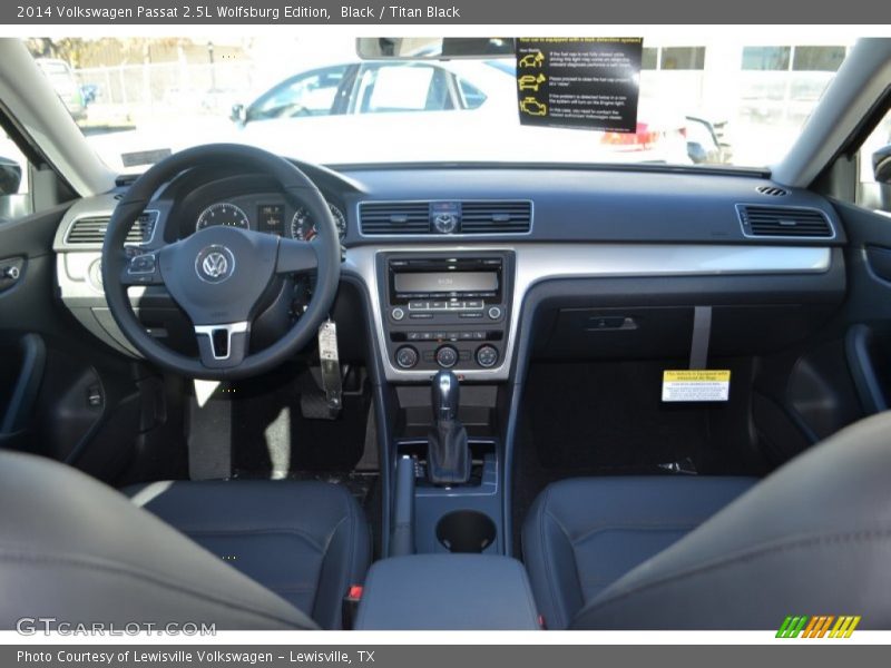 Black / Titan Black 2014 Volkswagen Passat 2.5L Wolfsburg Edition