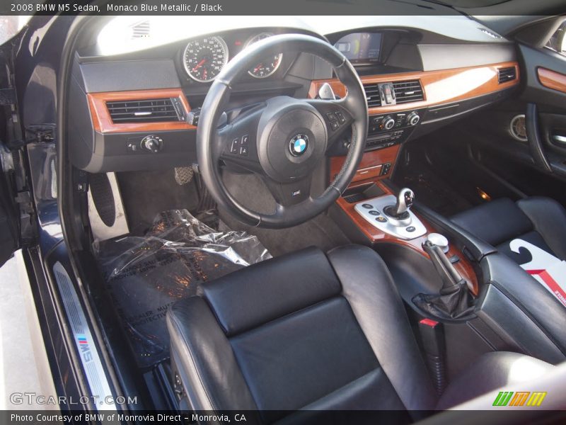 Black Interior - 2008 M5 Sedan 