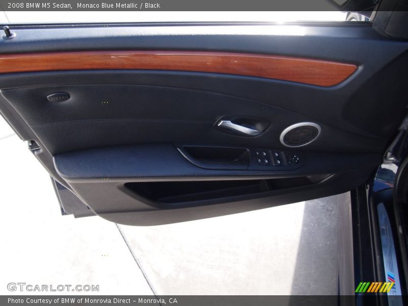 Monaco Blue Metallic / Black 2008 BMW M5 Sedan