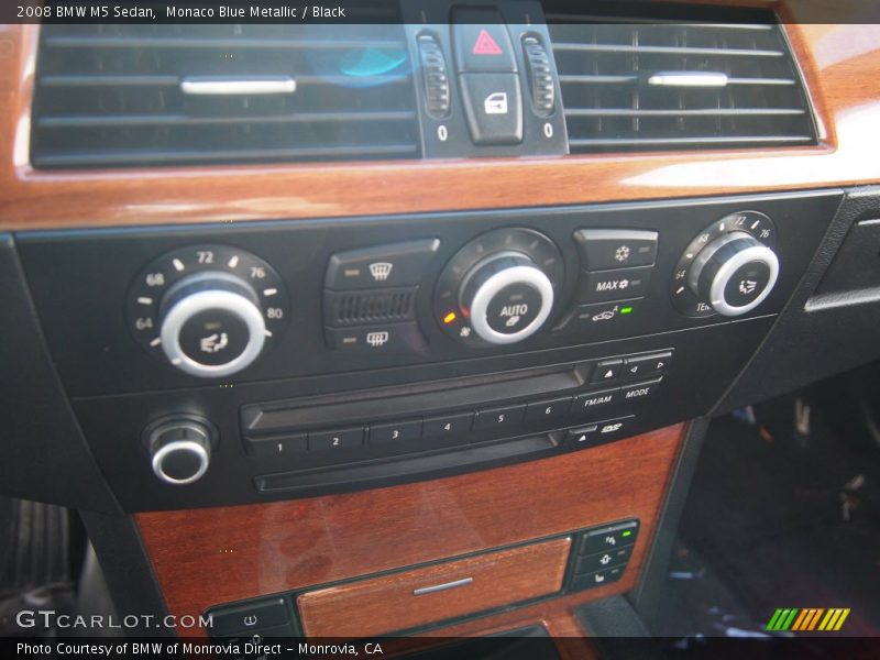 Monaco Blue Metallic / Black 2008 BMW M5 Sedan