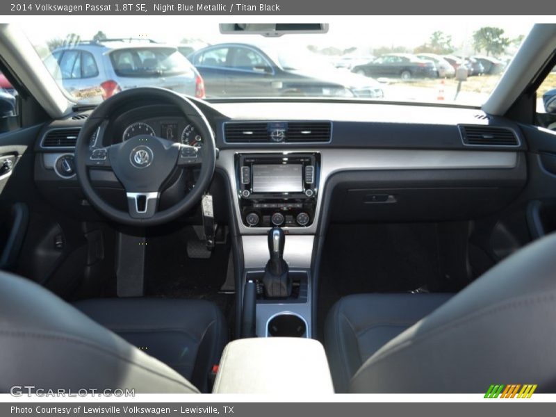 Night Blue Metallic / Titan Black 2014 Volkswagen Passat 1.8T SE