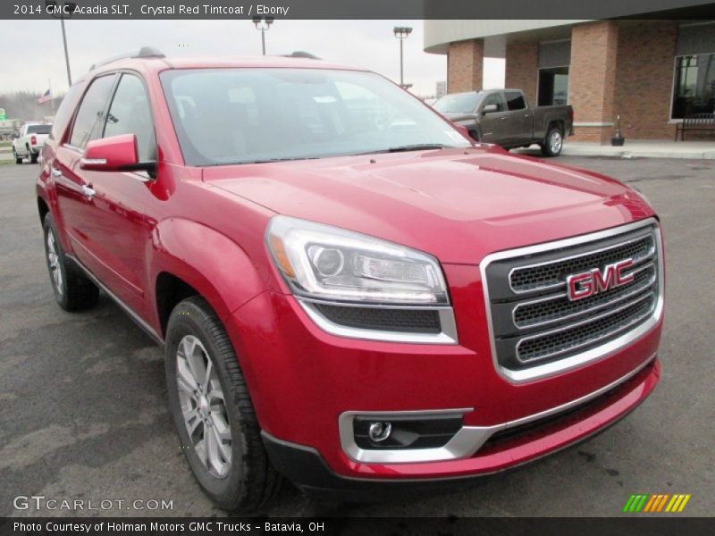 Crystal Red Tintcoat / Ebony 2014 GMC Acadia SLT