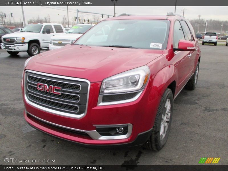 Crystal Red Tintcoat / Ebony 2014 GMC Acadia SLT