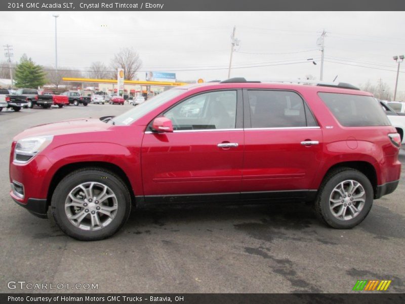 Crystal Red Tintcoat / Ebony 2014 GMC Acadia SLT