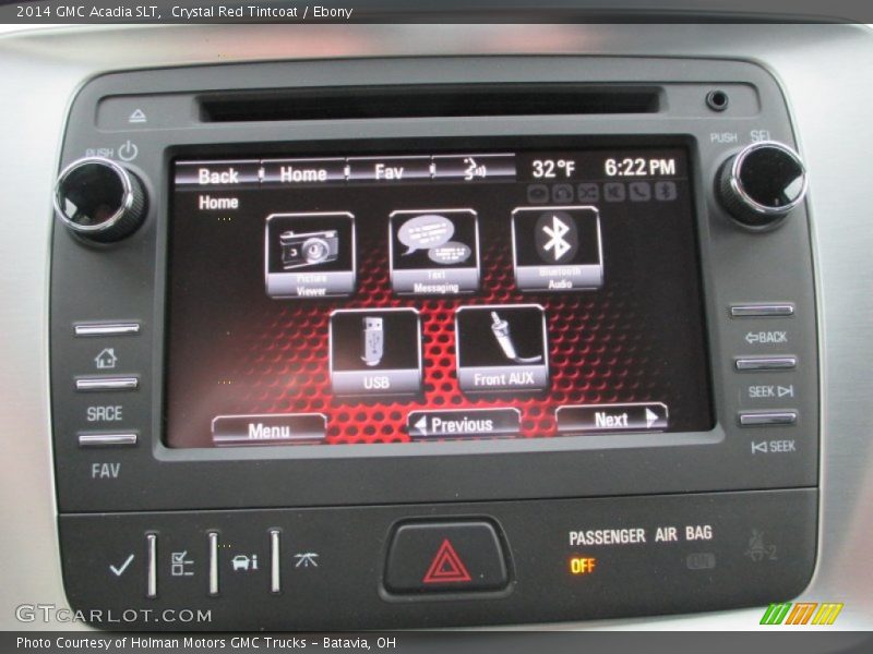 Crystal Red Tintcoat / Ebony 2014 GMC Acadia SLT