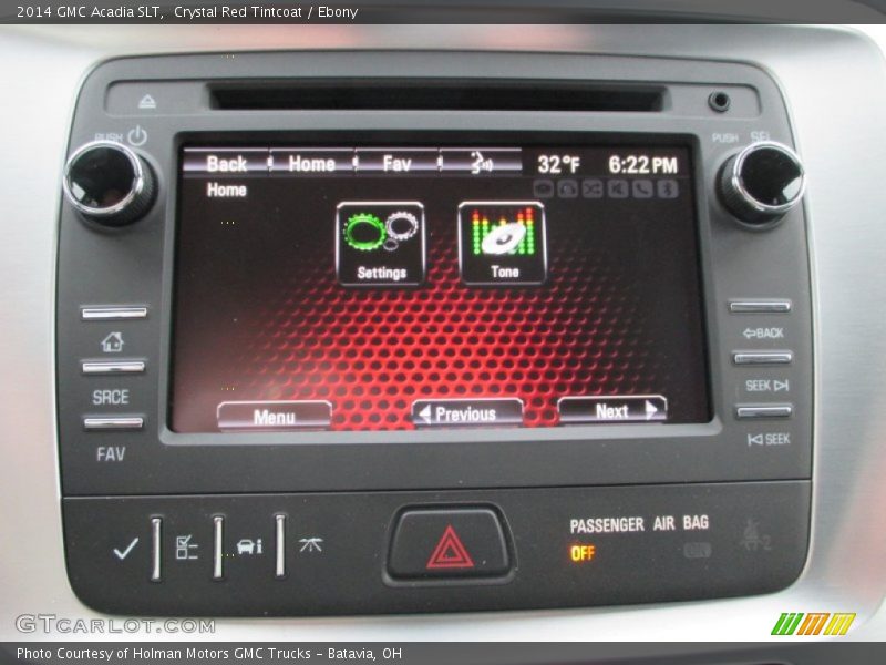 Crystal Red Tintcoat / Ebony 2014 GMC Acadia SLT