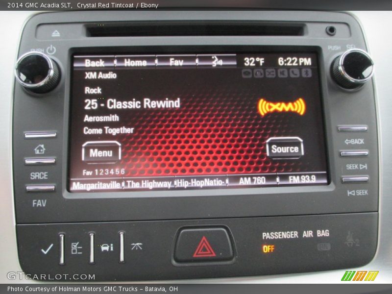 Crystal Red Tintcoat / Ebony 2014 GMC Acadia SLT