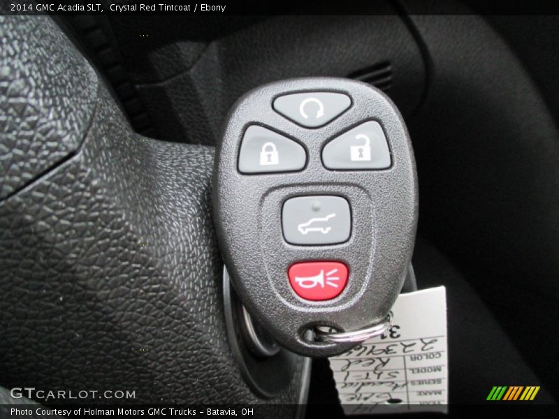 Crystal Red Tintcoat / Ebony 2014 GMC Acadia SLT