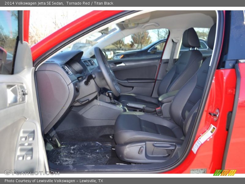 Tornado Red / Titan Black 2014 Volkswagen Jetta SE Sedan
