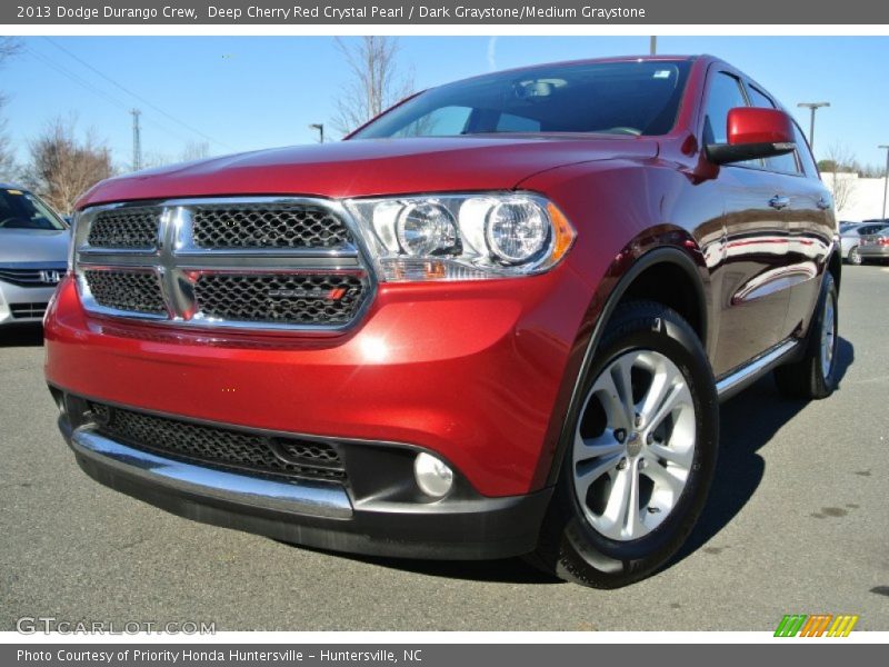 Deep Cherry Red Crystal Pearl / Dark Graystone/Medium Graystone 2013 Dodge Durango Crew
