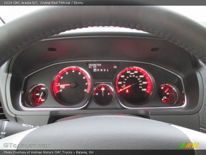 Crystal Red Tintcoat / Ebony 2014 GMC Acadia SLT