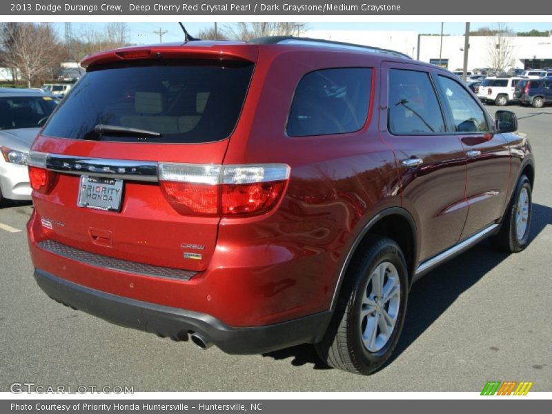 Deep Cherry Red Crystal Pearl / Dark Graystone/Medium Graystone 2013 Dodge Durango Crew