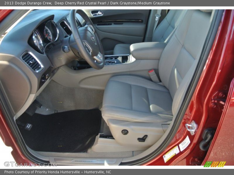 Deep Cherry Red Crystal Pearl / Dark Graystone/Medium Graystone 2013 Dodge Durango Crew
