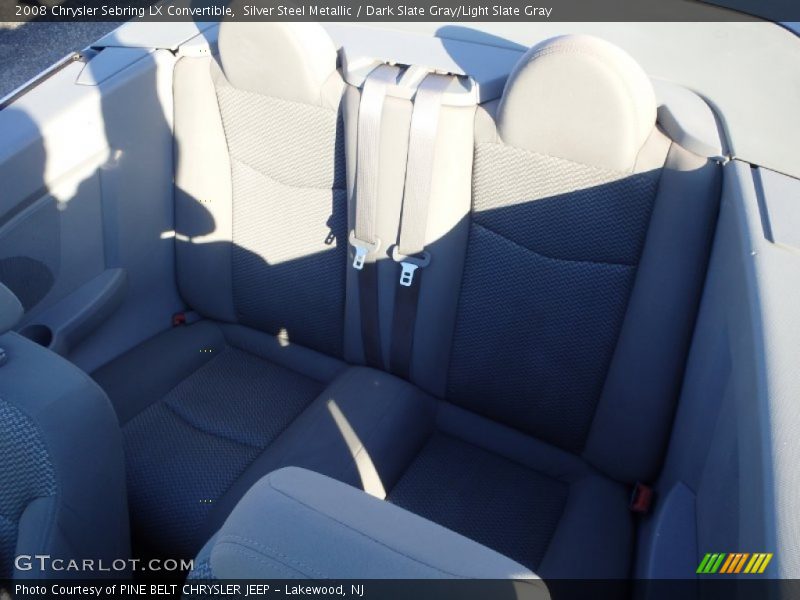 Silver Steel Metallic / Dark Slate Gray/Light Slate Gray 2008 Chrysler Sebring LX Convertible
