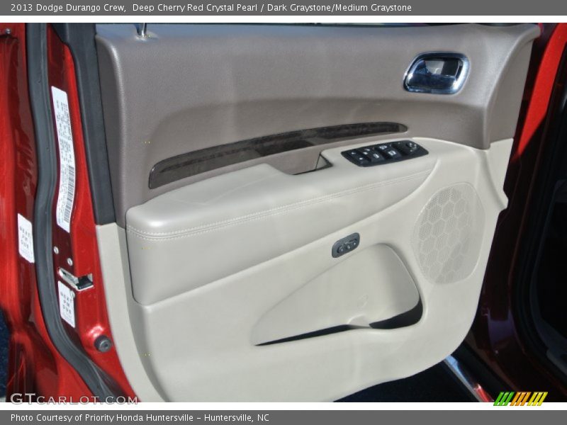 Deep Cherry Red Crystal Pearl / Dark Graystone/Medium Graystone 2013 Dodge Durango Crew