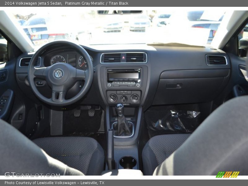 Platinum Gray Metallic / Titan Black 2014 Volkswagen Jetta S Sedan