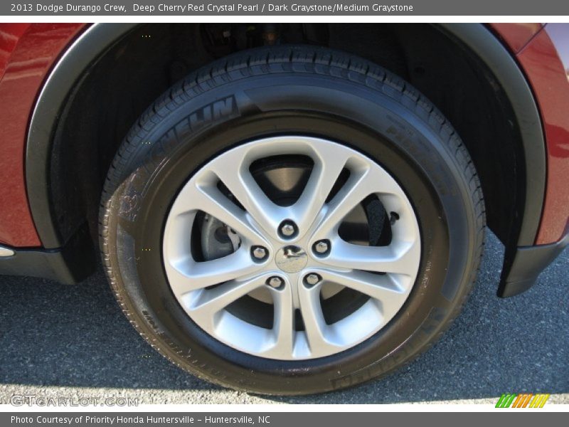 Deep Cherry Red Crystal Pearl / Dark Graystone/Medium Graystone 2013 Dodge Durango Crew