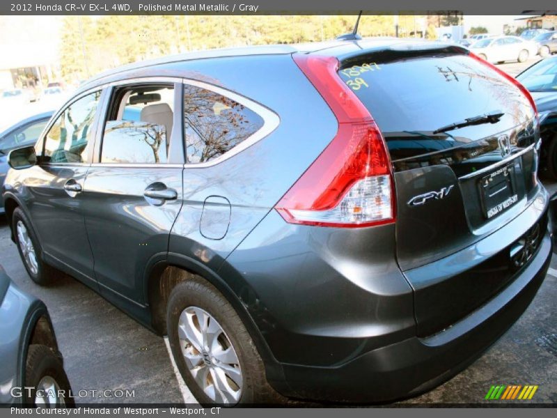 Polished Metal Metallic / Gray 2012 Honda CR-V EX-L 4WD