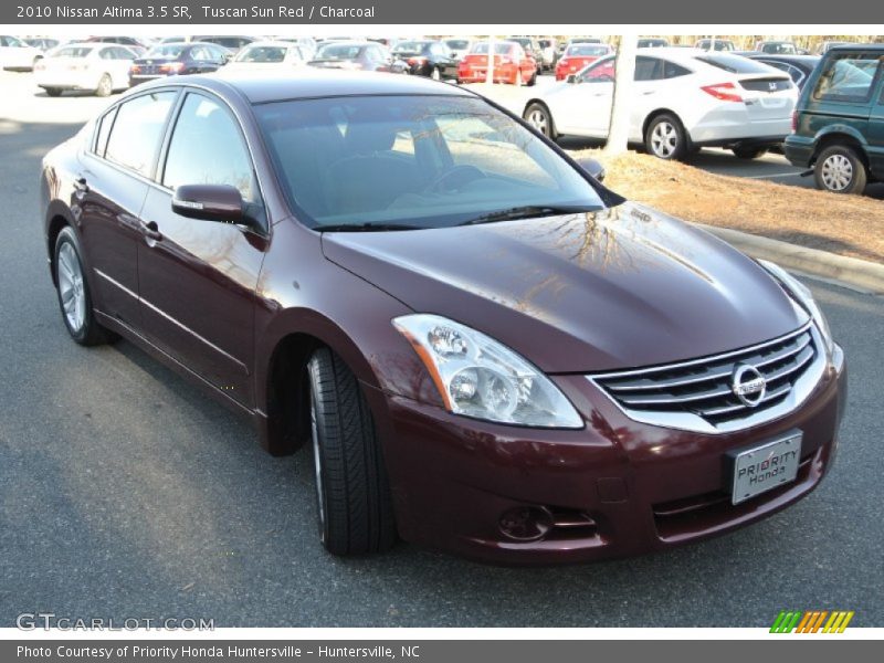 Tuscan Sun Red / Charcoal 2010 Nissan Altima 3.5 SR