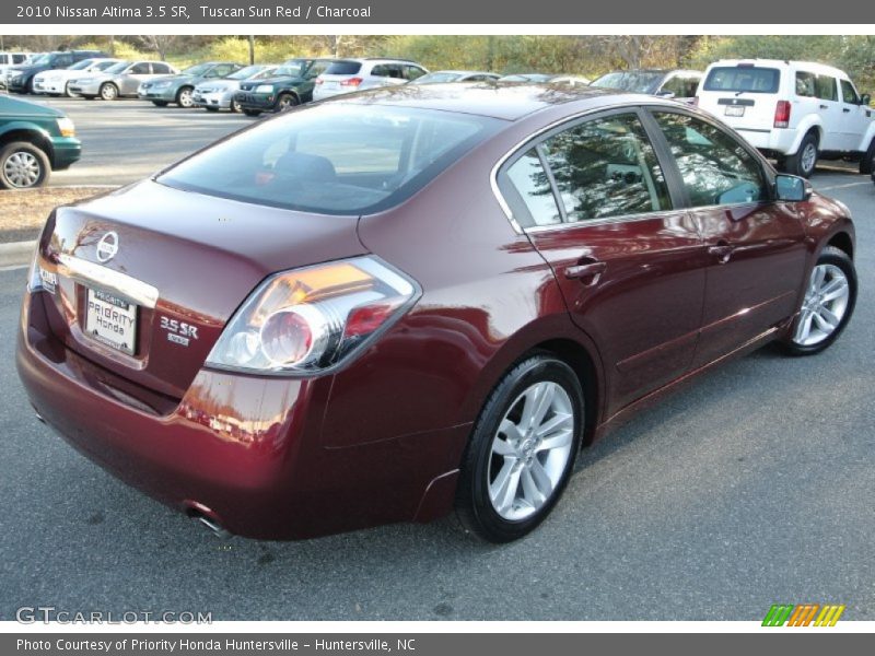 Tuscan Sun Red / Charcoal 2010 Nissan Altima 3.5 SR