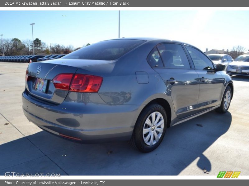 Platinum Gray Metallic / Titan Black 2014 Volkswagen Jetta S Sedan