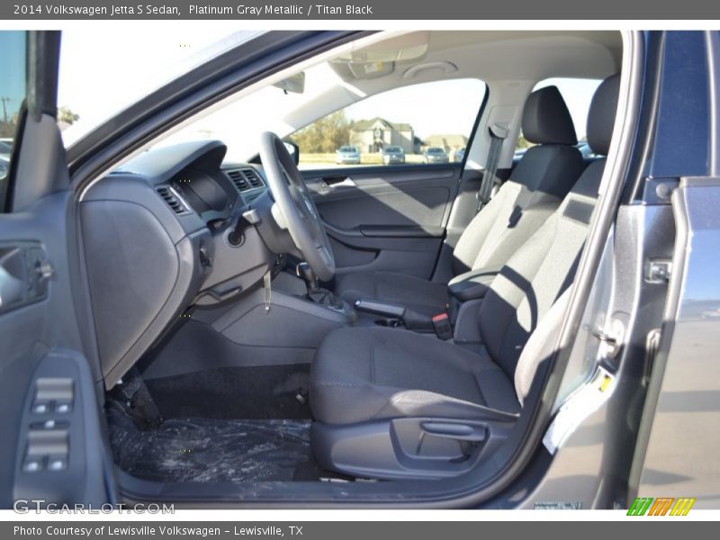 Platinum Gray Metallic / Titan Black 2014 Volkswagen Jetta S Sedan