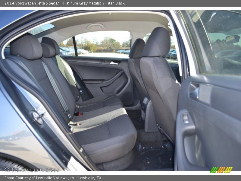 Platinum Gray Metallic / Titan Black 2014 Volkswagen Jetta S Sedan