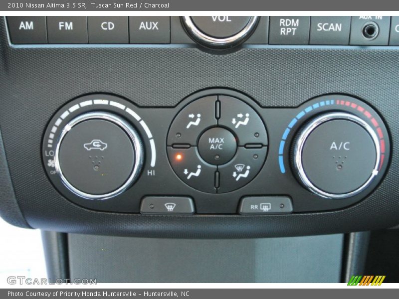 Tuscan Sun Red / Charcoal 2010 Nissan Altima 3.5 SR