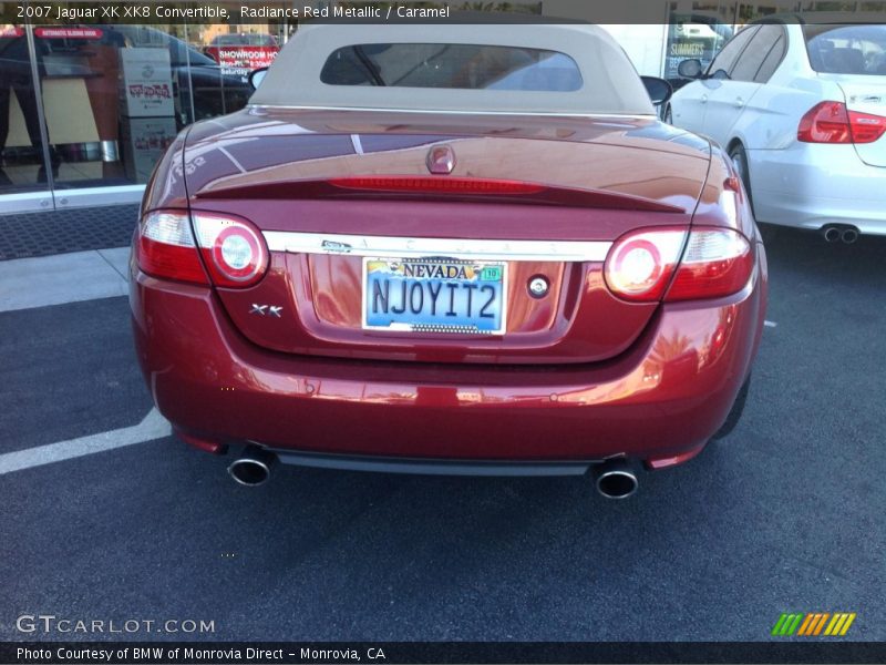 Radiance Red Metallic / Caramel 2007 Jaguar XK XK8 Convertible