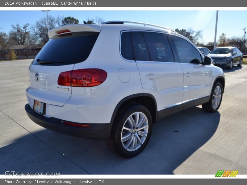 Candy White / Beige 2014 Volkswagen Tiguan SEL