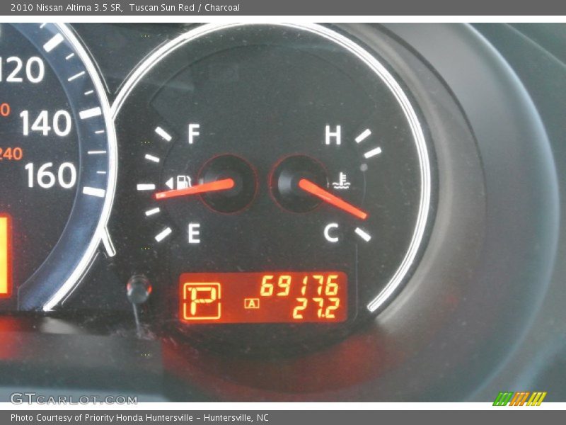 Tuscan Sun Red / Charcoal 2010 Nissan Altima 3.5 SR