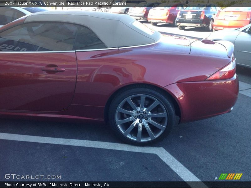 Radiance Red Metallic / Caramel 2007 Jaguar XK XK8 Convertible
