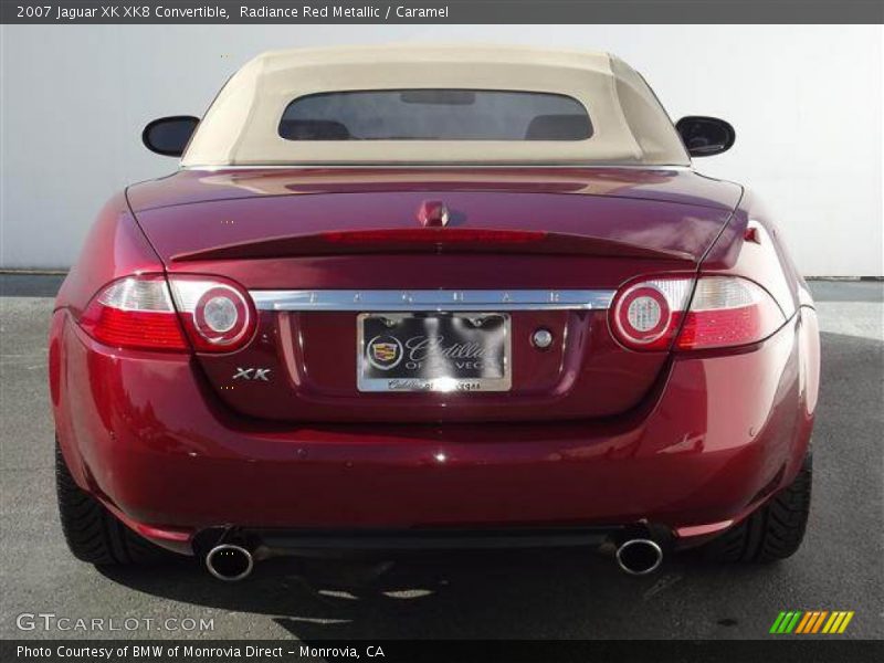 Radiance Red Metallic / Caramel 2007 Jaguar XK XK8 Convertible
