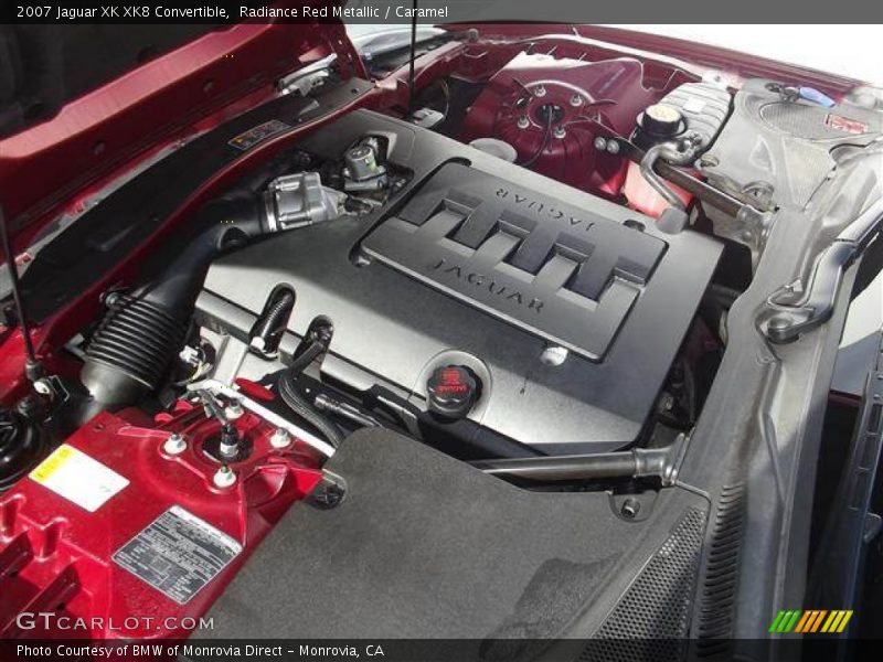 Radiance Red Metallic / Caramel 2007 Jaguar XK XK8 Convertible