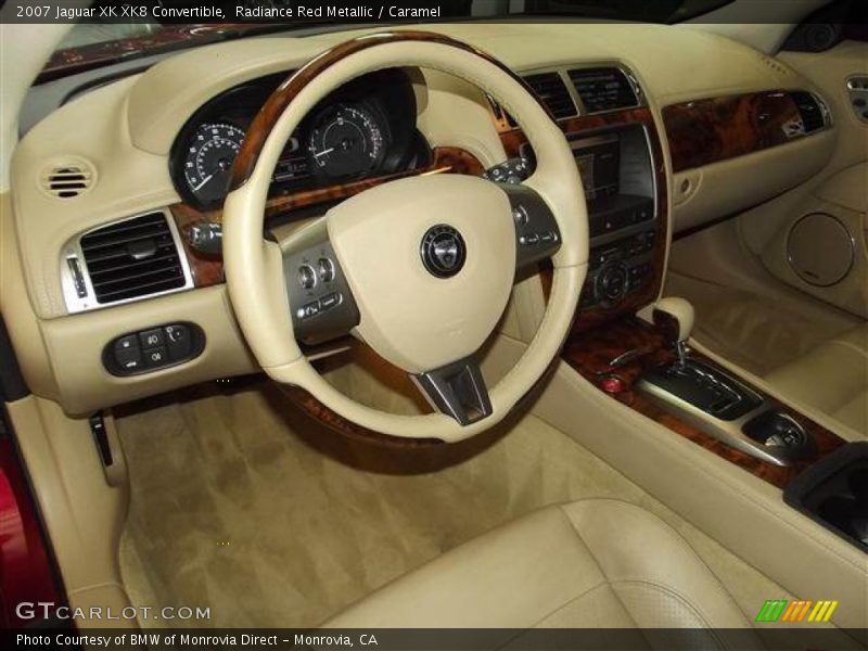 Radiance Red Metallic / Caramel 2007 Jaguar XK XK8 Convertible
