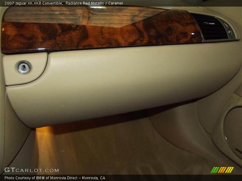 Radiance Red Metallic / Caramel 2007 Jaguar XK XK8 Convertible