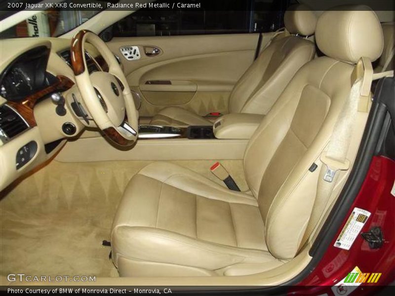 Radiance Red Metallic / Caramel 2007 Jaguar XK XK8 Convertible