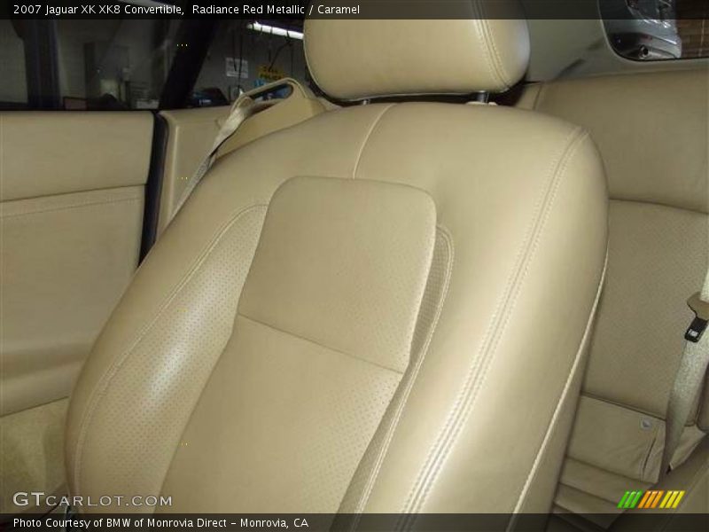 Radiance Red Metallic / Caramel 2007 Jaguar XK XK8 Convertible