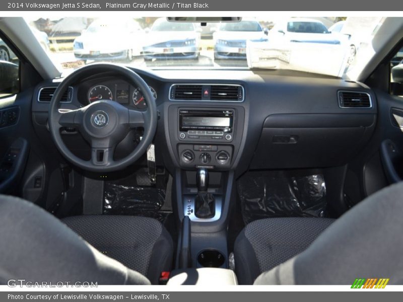 Platinum Gray Metallic / Titan Black 2014 Volkswagen Jetta S Sedan
