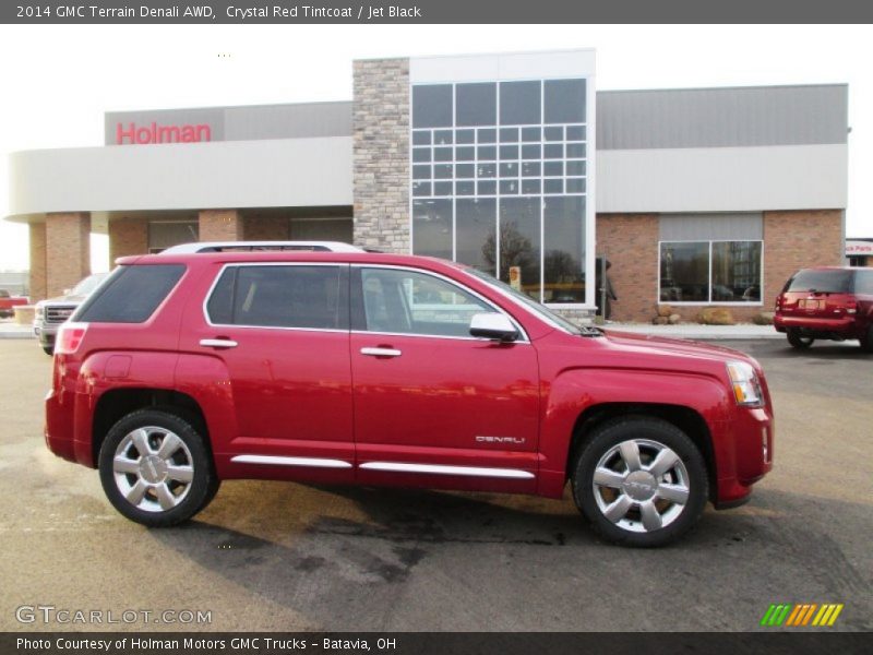 Crystal Red Tintcoat / Jet Black 2014 GMC Terrain Denali AWD