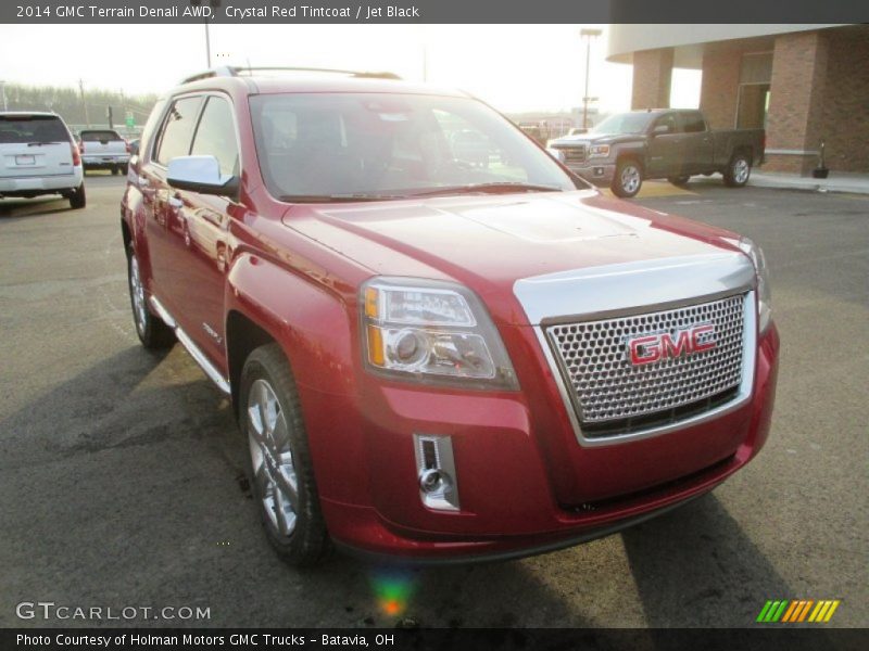 Crystal Red Tintcoat / Jet Black 2014 GMC Terrain Denali AWD