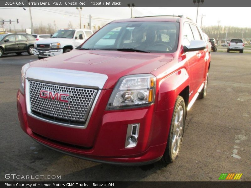 Crystal Red Tintcoat / Jet Black 2014 GMC Terrain Denali AWD