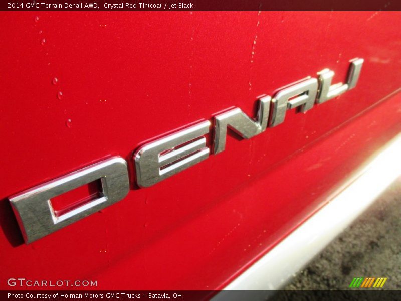 Crystal Red Tintcoat / Jet Black 2014 GMC Terrain Denali AWD