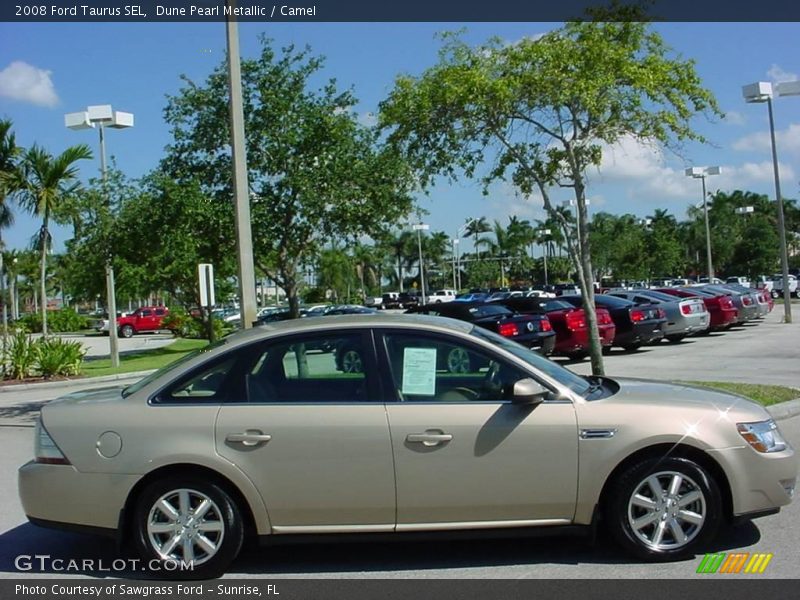 Dune Pearl Metallic / Camel 2008 Ford Taurus SEL