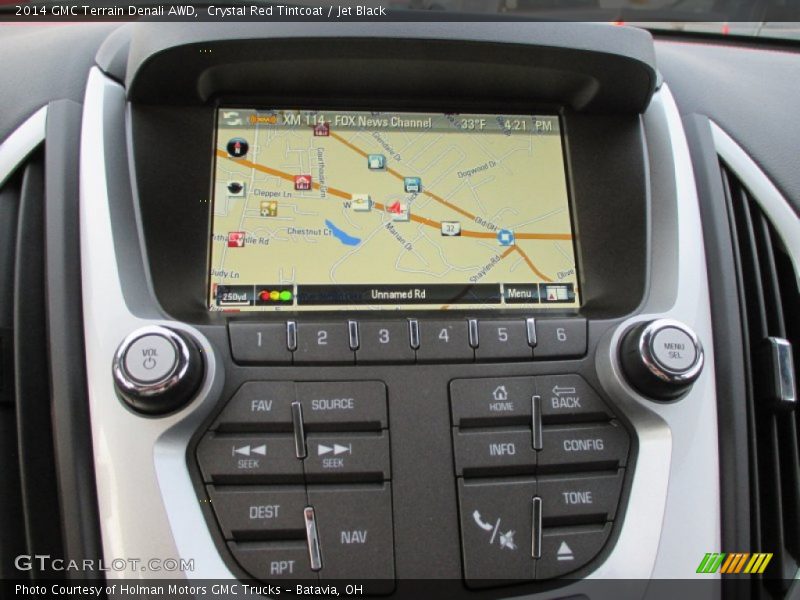 Crystal Red Tintcoat / Jet Black 2014 GMC Terrain Denali AWD