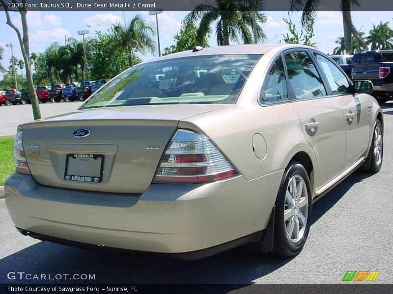 Dune Pearl Metallic / Camel 2008 Ford Taurus SEL