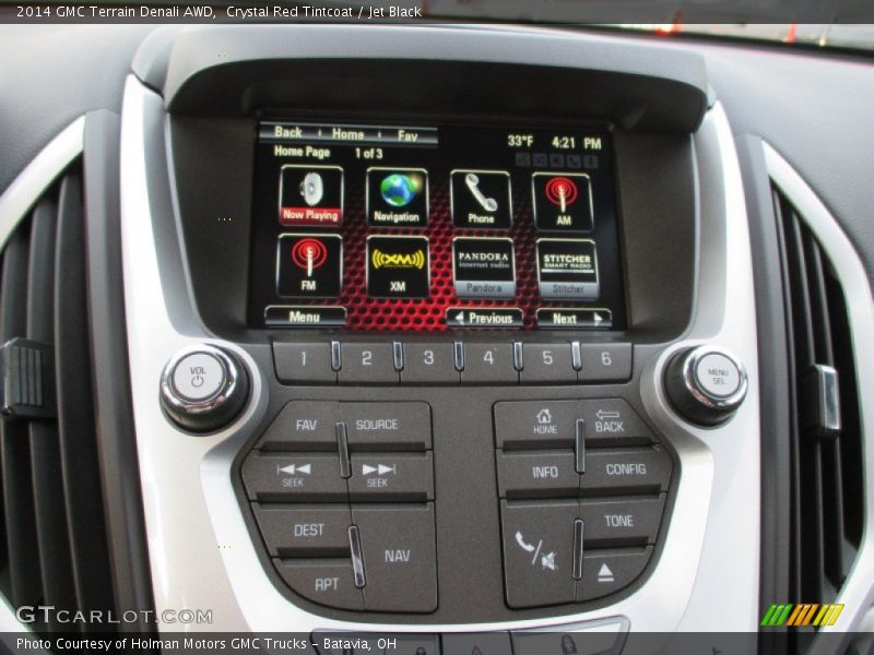 Crystal Red Tintcoat / Jet Black 2014 GMC Terrain Denali AWD